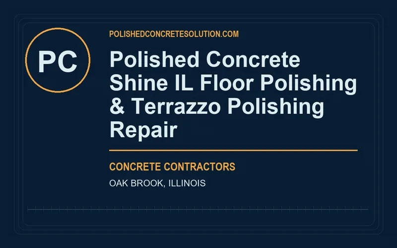 Polished Concrete Shine IL Floor Polishing & Terrazzo Polishing Repair in Oak Brook, Illinois