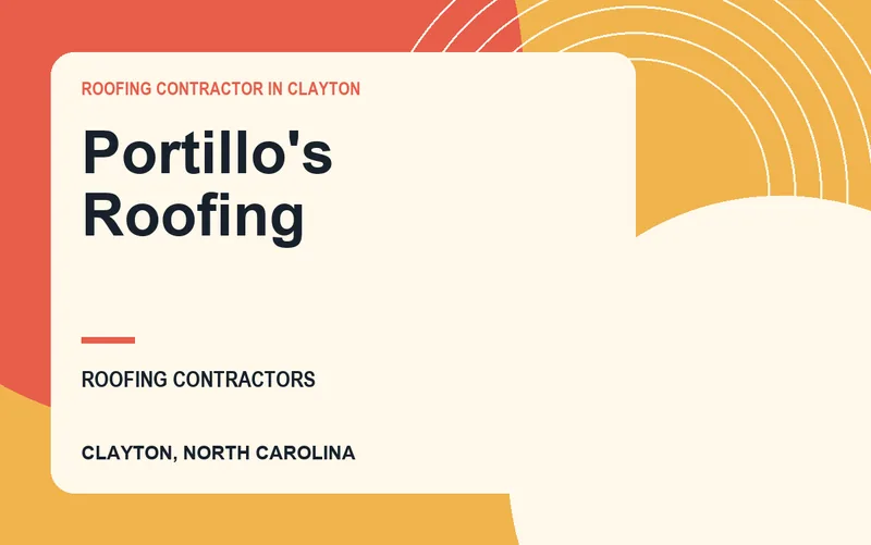 Portillo's Roofing in Clayton, North Carolina