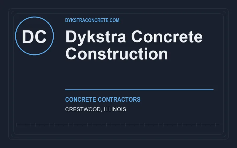 Dykstra Concrete Construction in Crestwood, Illinois