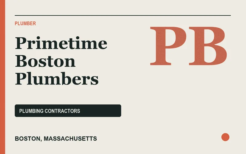 Primetime Boston Plumbers in Boston, Massachusetts