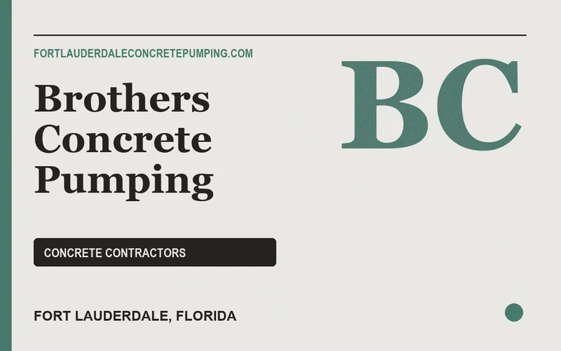 Brothers Concrete Pumping in Fort Lauderdale, Florida