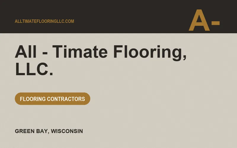 All - Timate Flooring, L.L.C. in Green Bay, Wisconsin