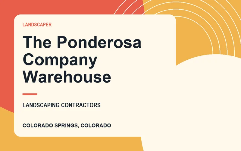The Ponderosa Company Warehouse in Colorado Springs, Colorado