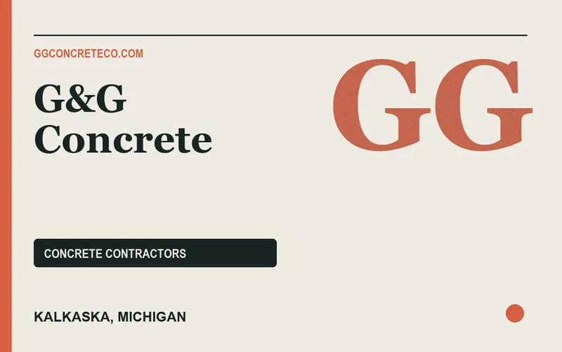 G&G Concrete in Kalkaska, Michigan