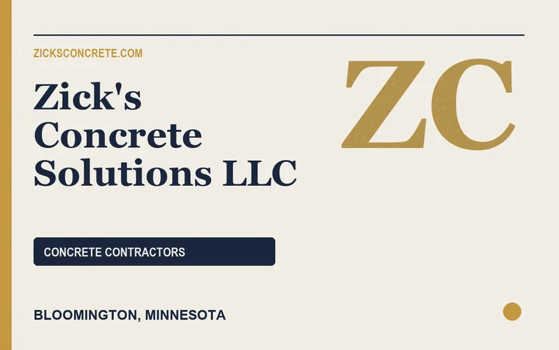 Zick's Concrete Solutions LLC in Bloomington, Minnesota