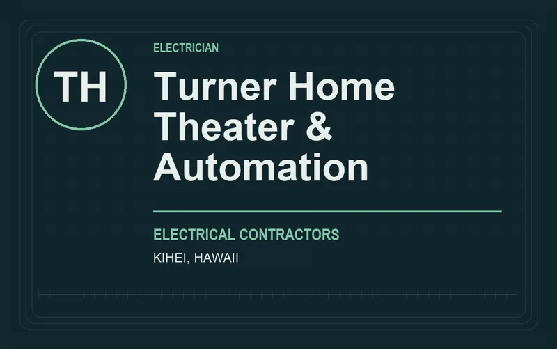 Turner Home Theater & Automation in Kihei, Hawaii