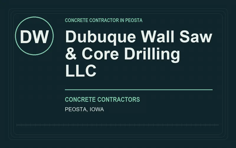 Dubuque Wall Saw & Core Drilling LLC in Peosta, Iowa