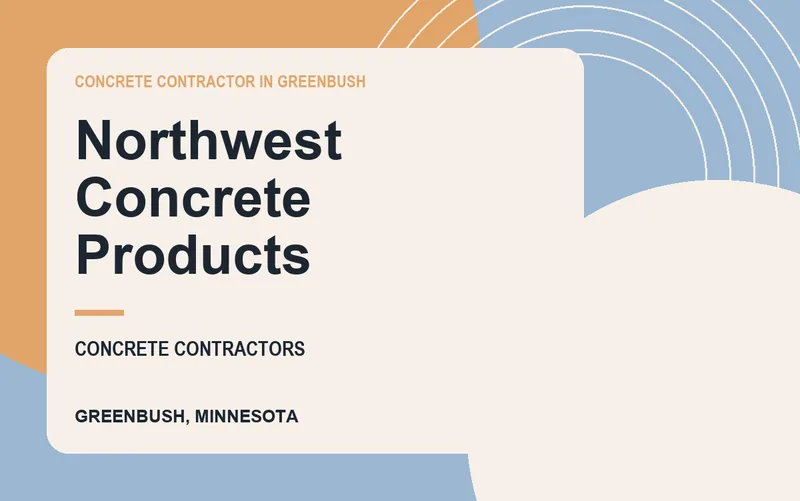 Northwest Concrete Products in Greenbush, Minnesota