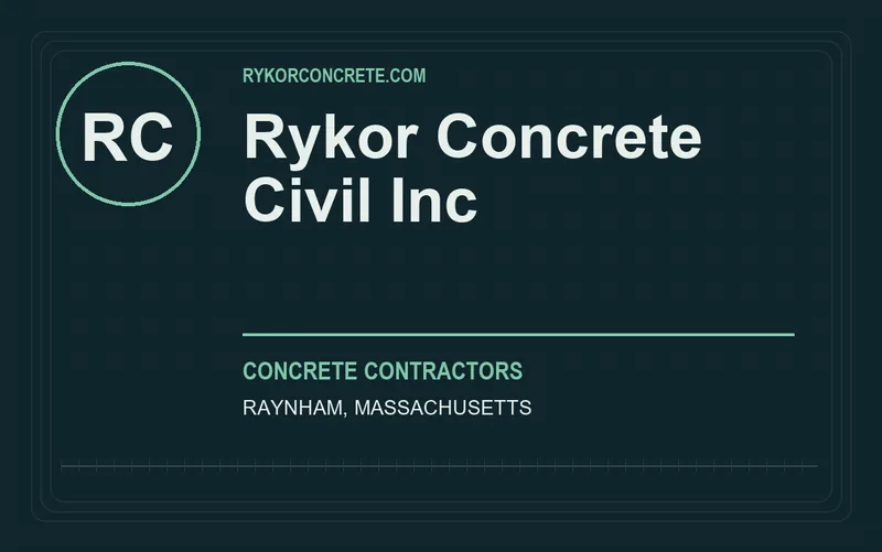 Rykor Concrete Civil Inc in Raynham, Massachusetts