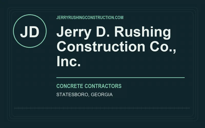 Jerry D. Rushing Construction Co., Inc. in Statesboro, Georgia