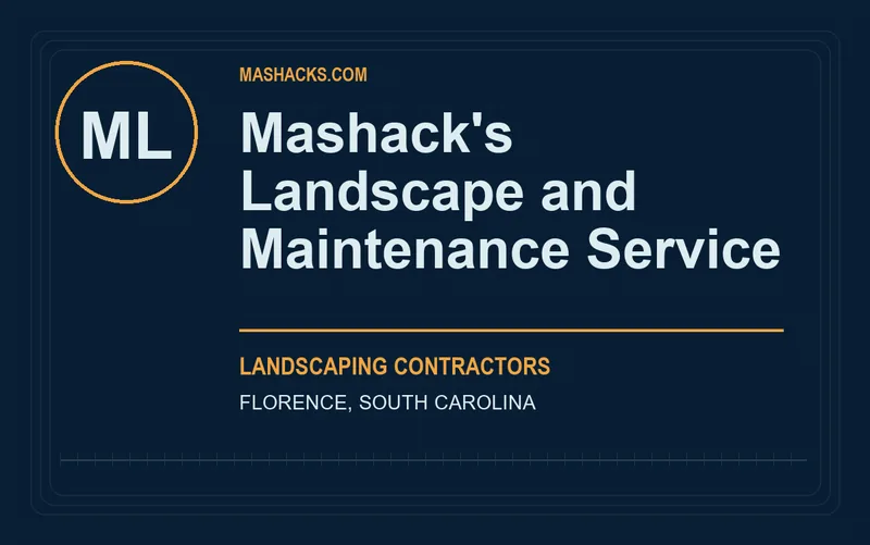 Mashack's Landscape and Maintenance Service in Florence, South Carolina