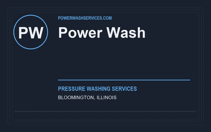 Power Wash in Bloomington, Illinois
