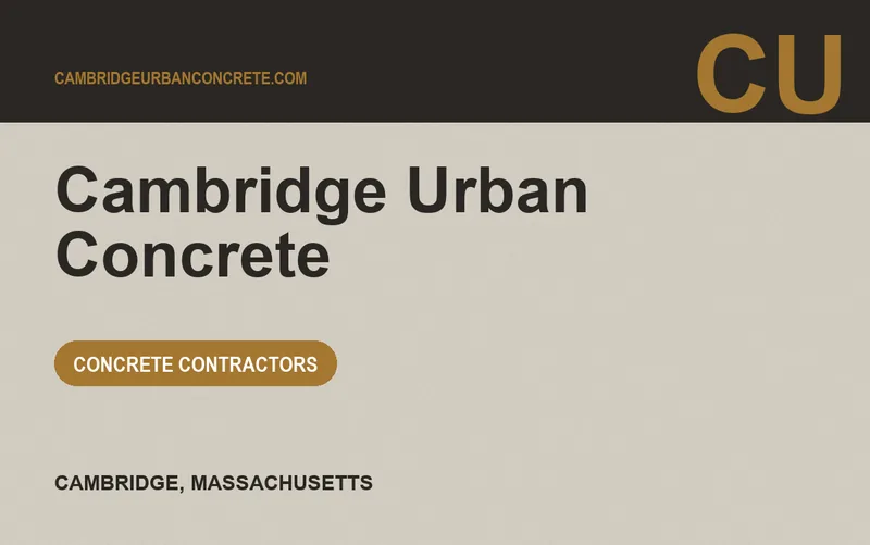Cambridge Urban Concrete in Cambridge, Massachusetts