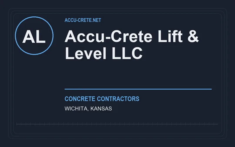 Accu-Crete Lift & Level LLC in Wichita, Kansas