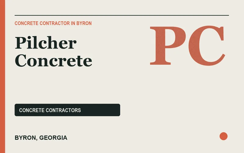 Pilcher Concrete in Byron, Georgia