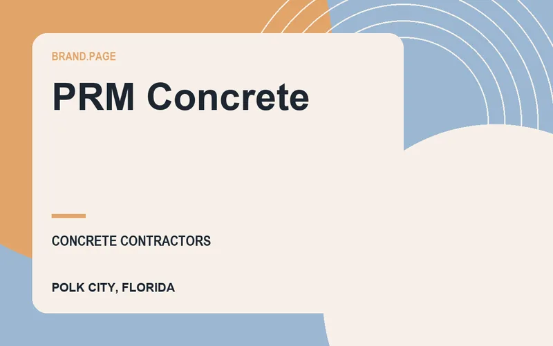 PRM Concrete in Polk City, Florida