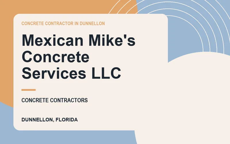 Mexican Mike's Concrete Services LLC in Dunnellon, Florida