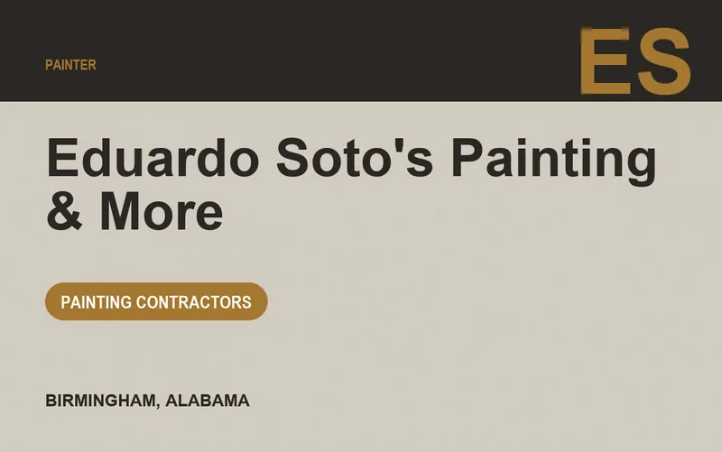 Eduardo Soto's Painting & More in Birmingham, Alabama