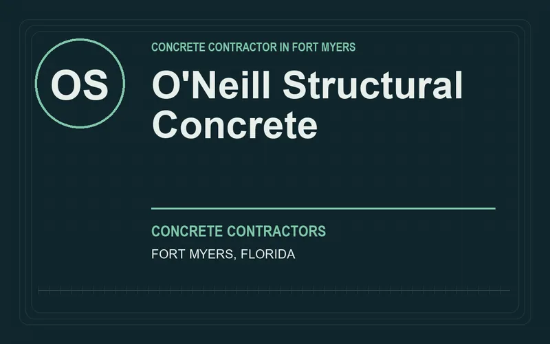 O'Neill Structural Concrete in Fort Myers, Florida