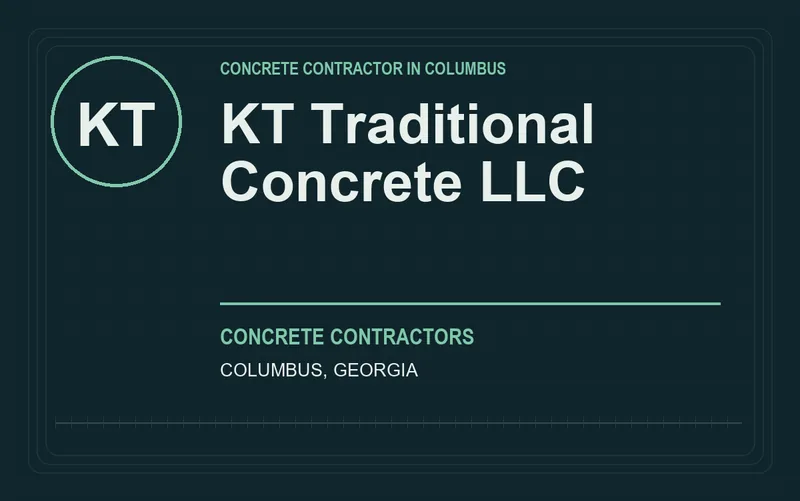 KT Traditional Concrete LLC in Columbus, Georgia