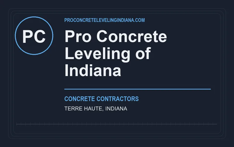 Pro Concrete Leveling of Indiana in Terre Haute, Indiana