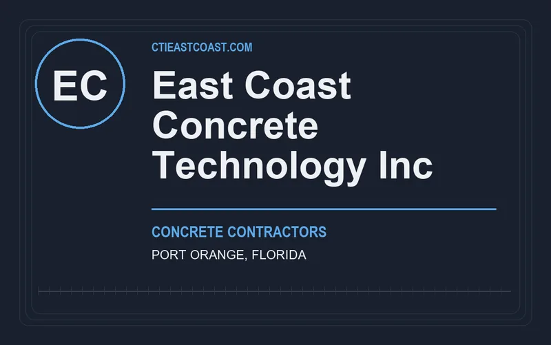 East Coast Concrete Technology Inc in Port Orange, Florida