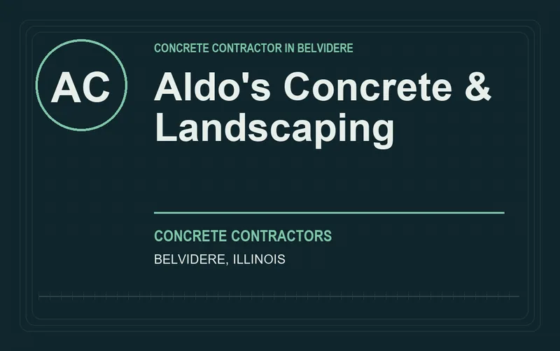 Aldo's Concrete & Landscaping in Belvidere, Illinois