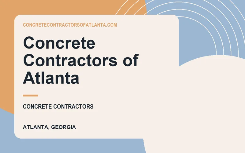 Concrete Contractors of Atlanta in Atlanta, Georgia
