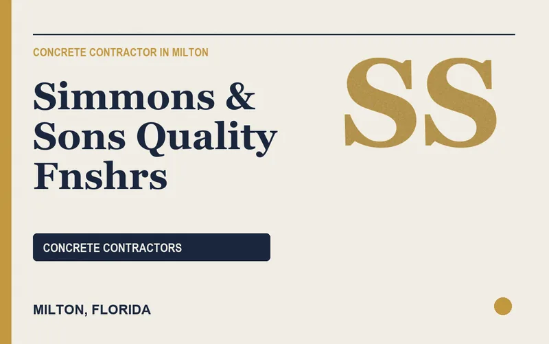 Simmons & Sons Quality Fnshrs in Milton, Florida