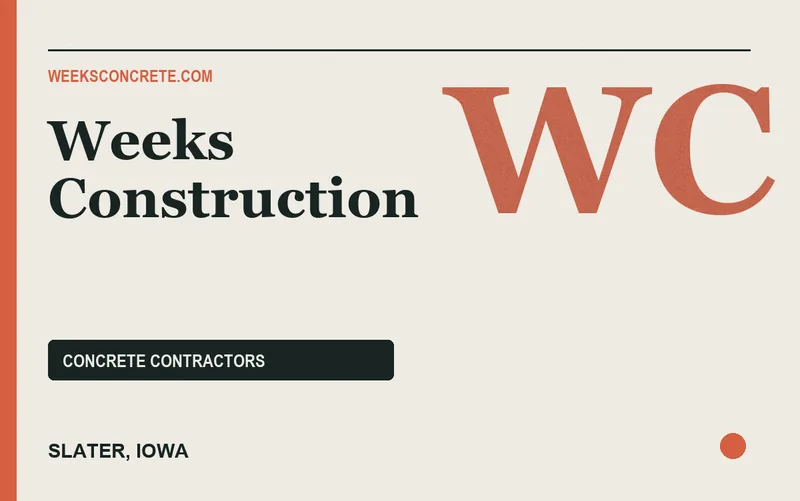 Weeks Construction in Slater, Iowa
