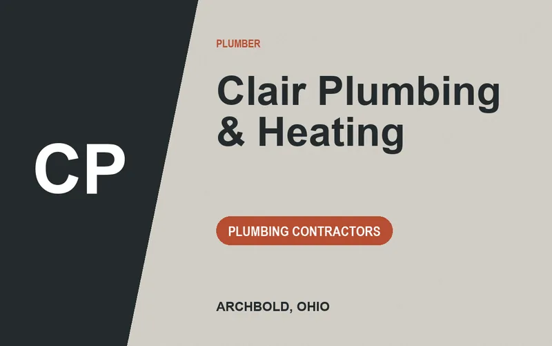 Clair Plumbing & Heating in Archbold, Ohio