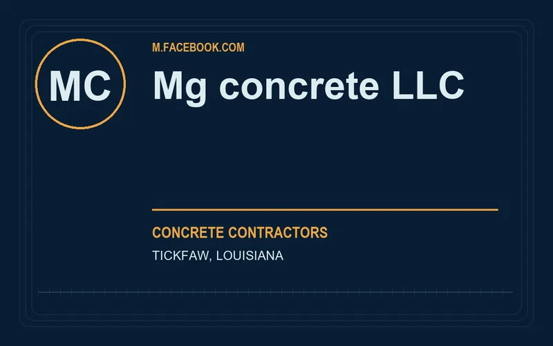 Mg concrete LLC in Tickfaw, Louisiana