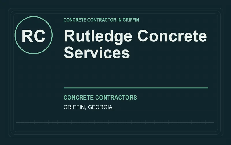 Rutledge Concrete Services in Griffin, Georgia