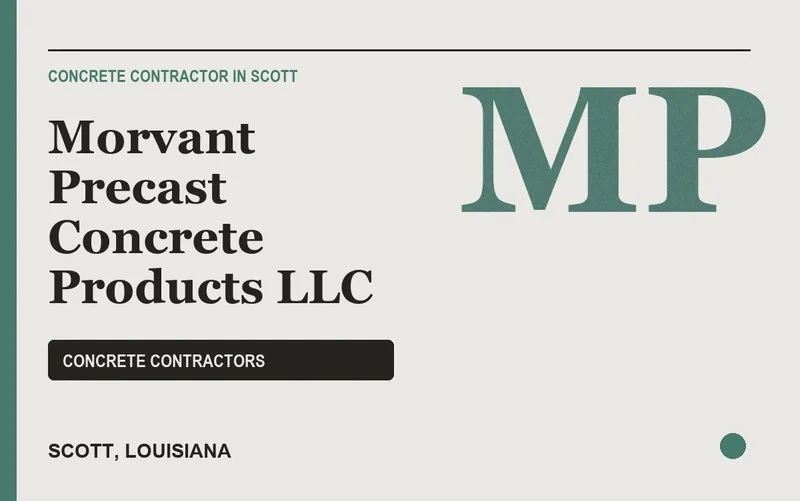 Morvant Precast Concrete Products LLC in Scott, Louisiana