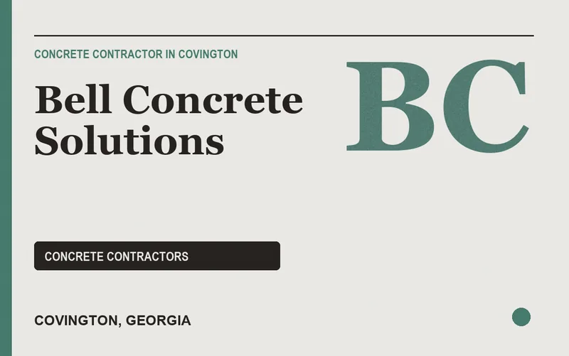 Bell Concrete Solutions in Covington, Georgia