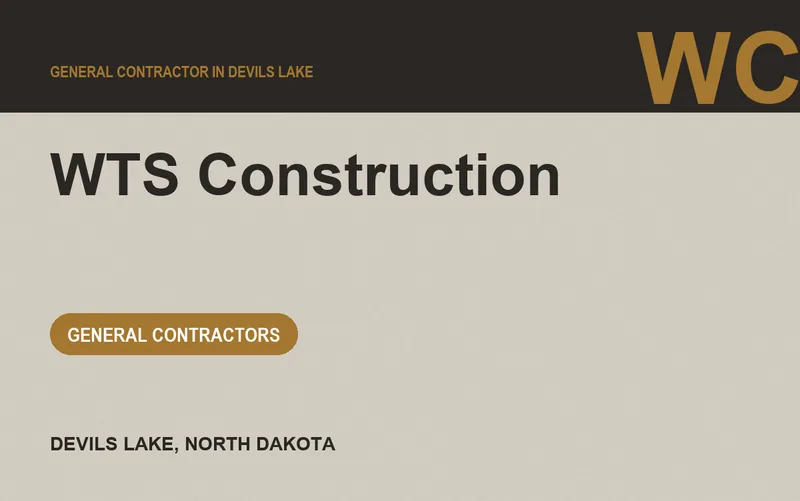 WTS Construction in Devils Lake, North Dakota
