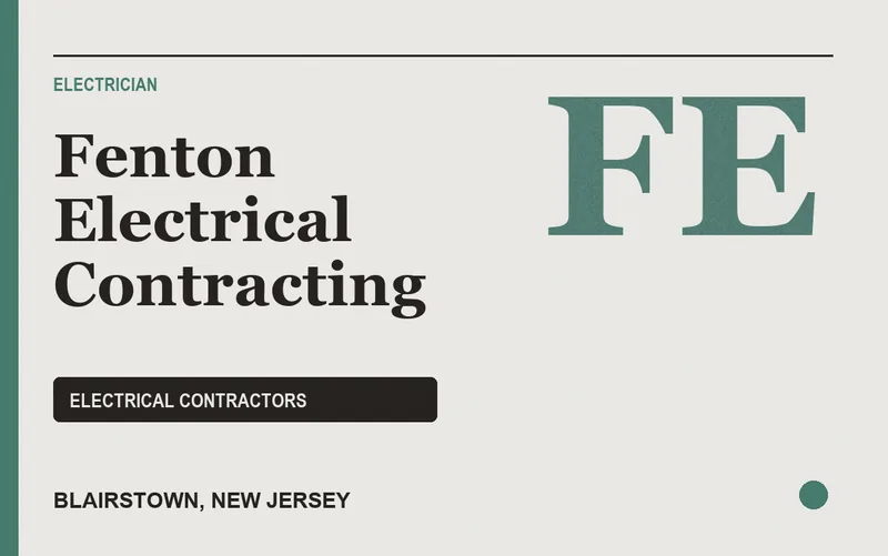 Fenton Electrical Contracting in Blairstown, New Jersey