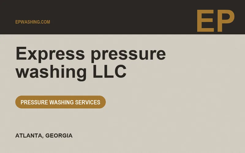 Express pressure washing llc in Atlanta, Georgia