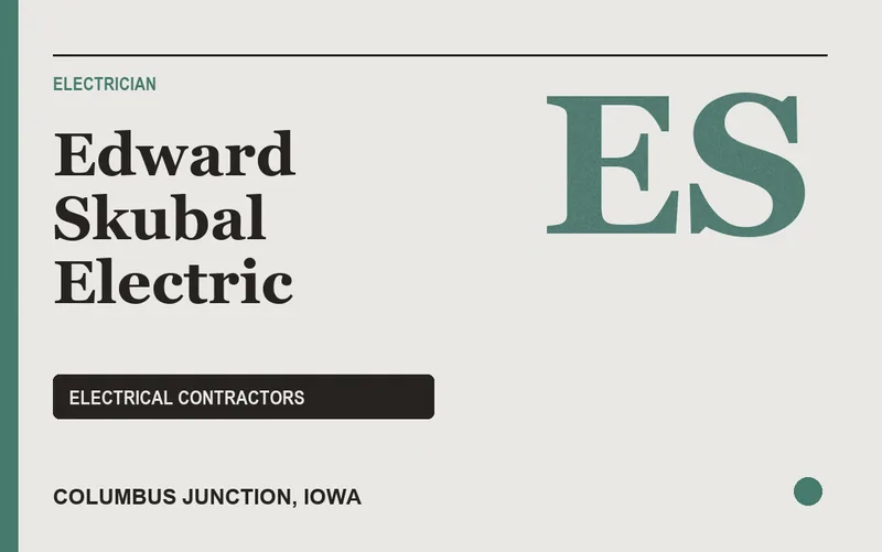 Edward Skubal Electric in Columbus Junction, Iowa