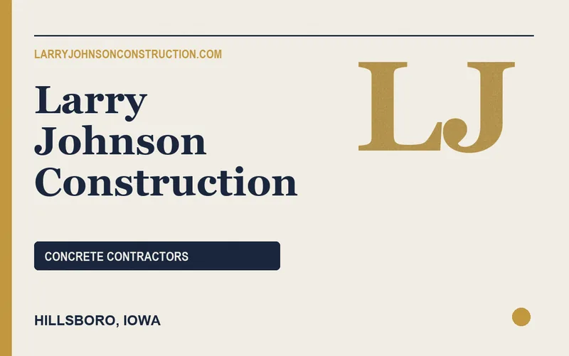 Larry Johnson Construction in Hillsboro, Iowa
