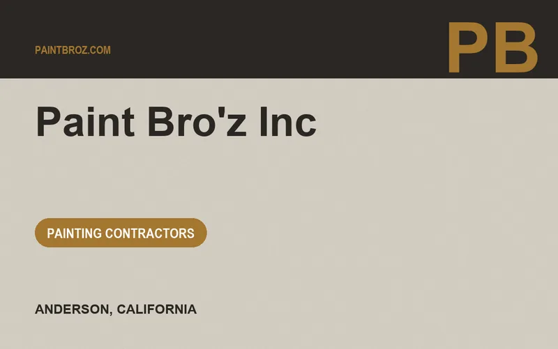 Paint Bro'z Inc in Anderson, California