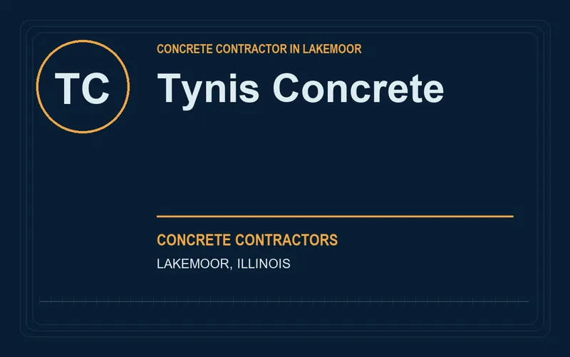 Tynis Concrete in Lakemoor, Illinois