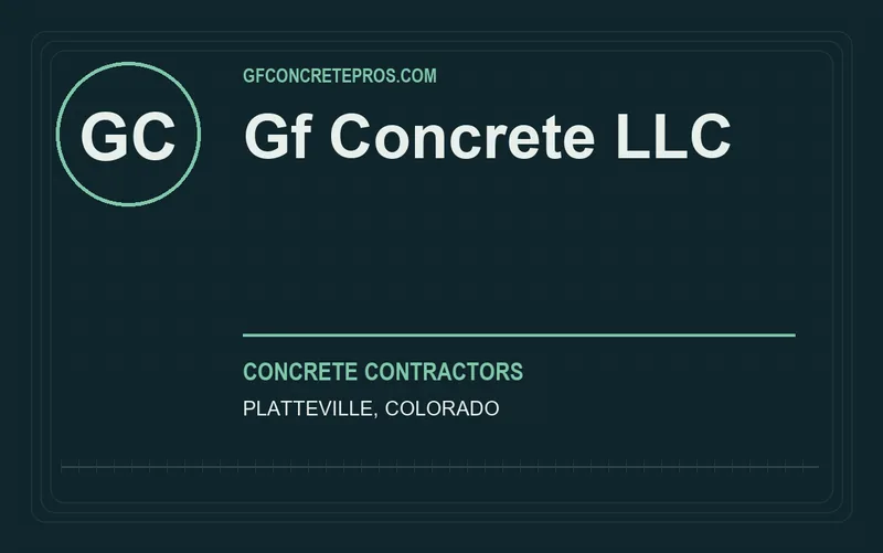 GF CONCRETE LLC in Platteville, Colorado