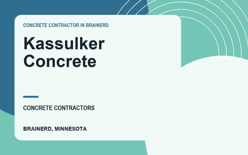 Kassulker Concrete in Brainerd, Minnesota