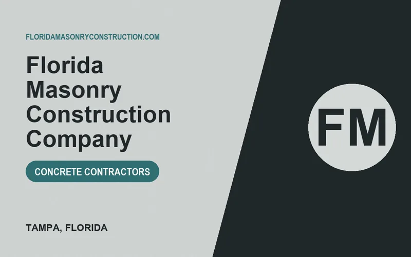 Florida Masonry Construction Company in Tampa, Florida