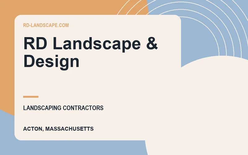 RD Landscape & Design in Acton, Massachusetts