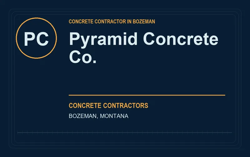 Pyramid Concrete Co. in Bozeman, Montana