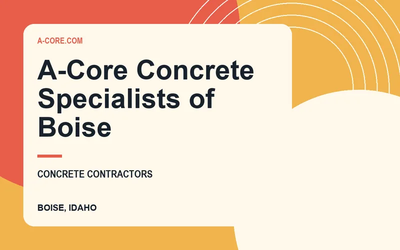 A-Core Concrete Specialists of Boise in Boise, Idaho