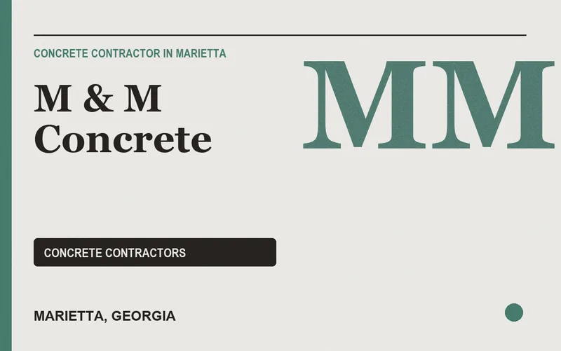 M & M Concrete in Marietta, Georgia