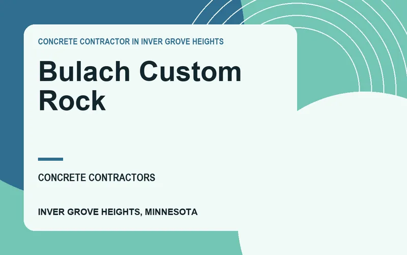Bulach Custom Rock in Inver Grove Heights, Minnesota